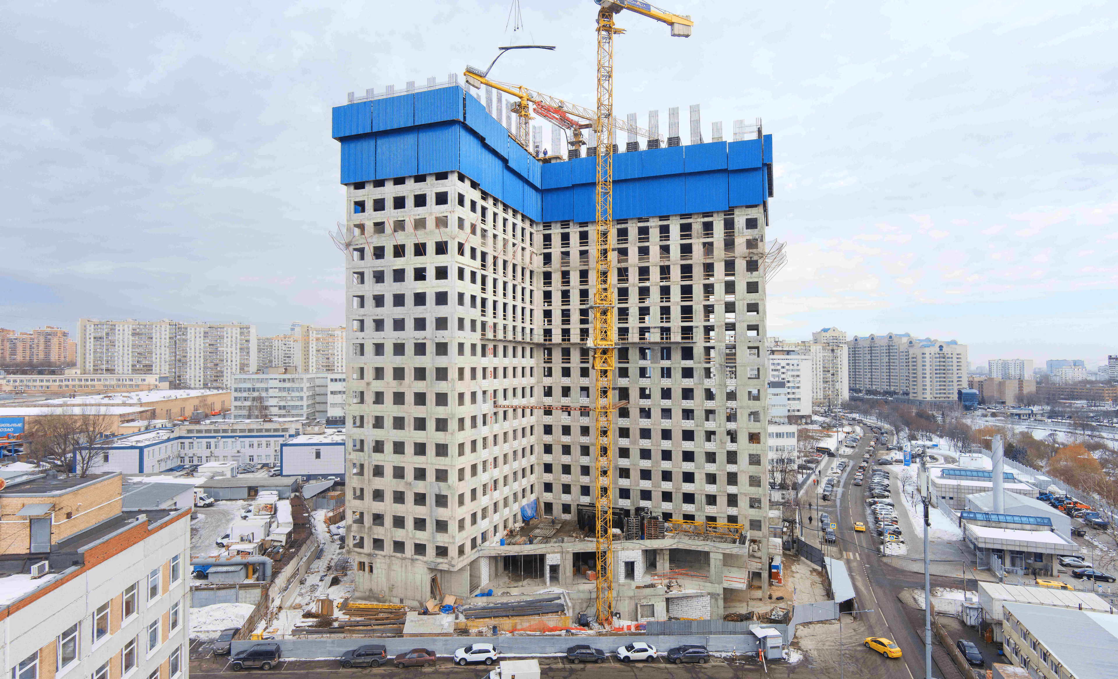 Динамика строительства AIST RESIDENCE