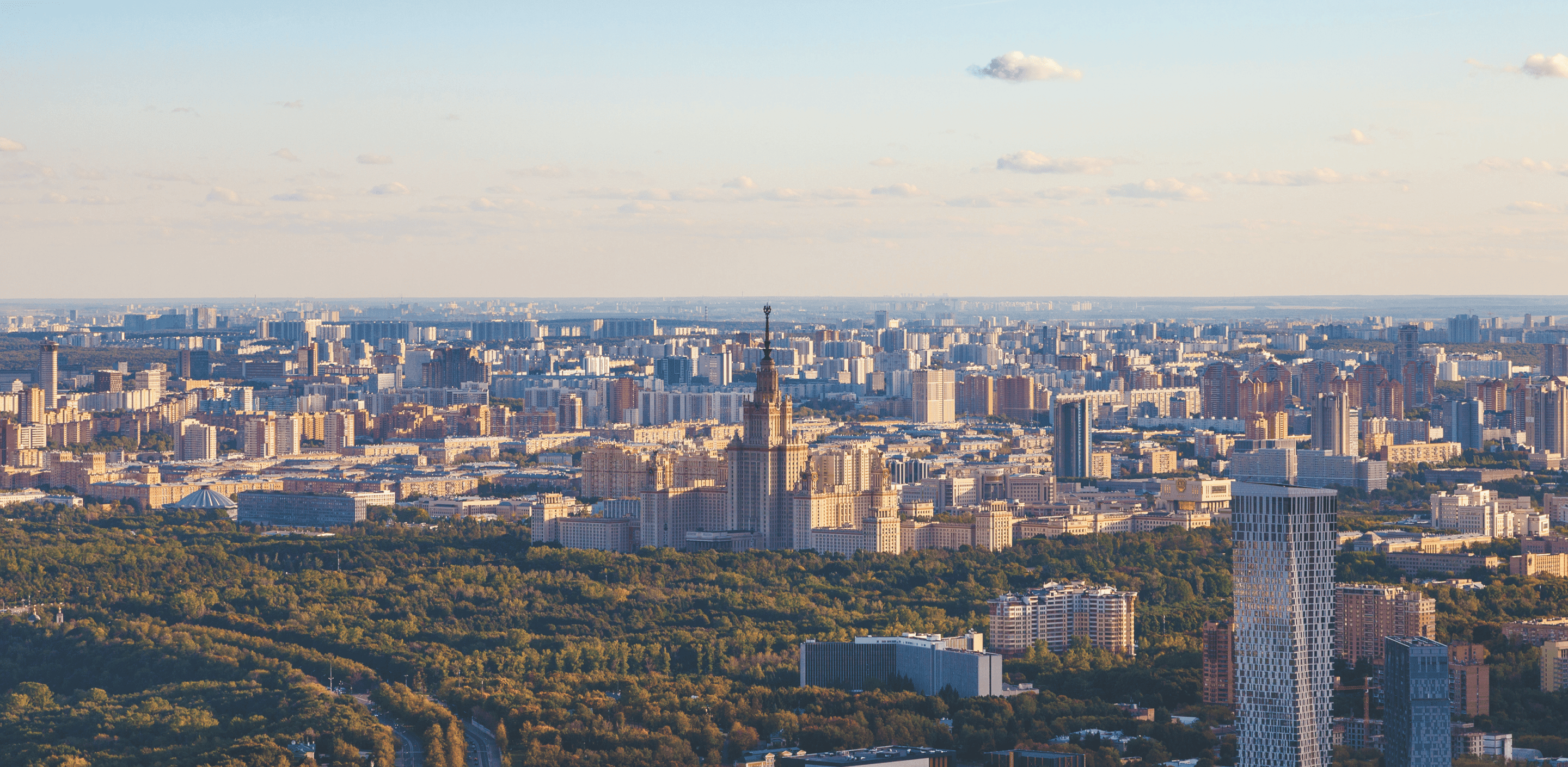 Вид с верхних этажей апарт-отеля AIST RESIDENCE