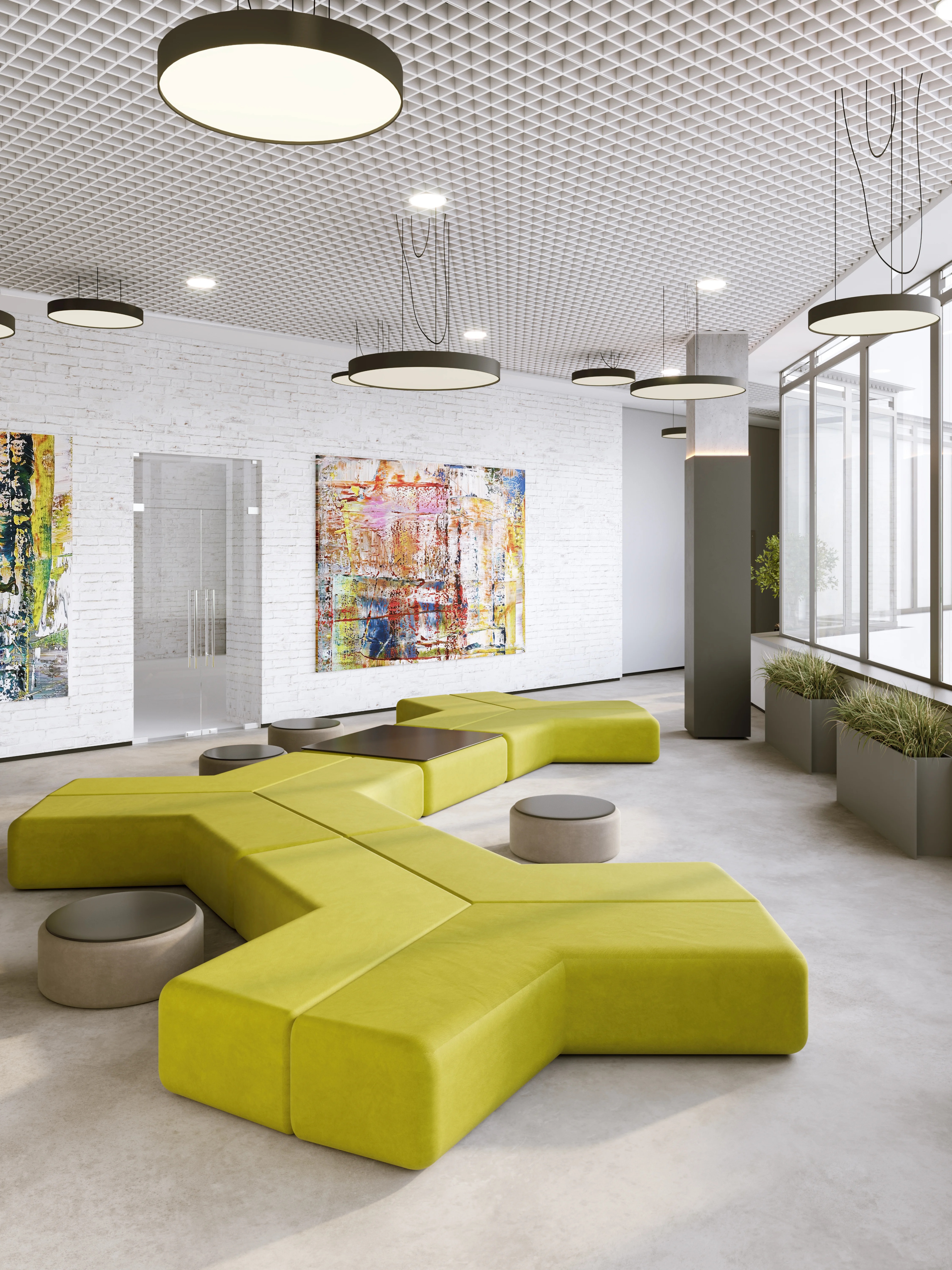 Авторский дизайн лобби, изображение 9