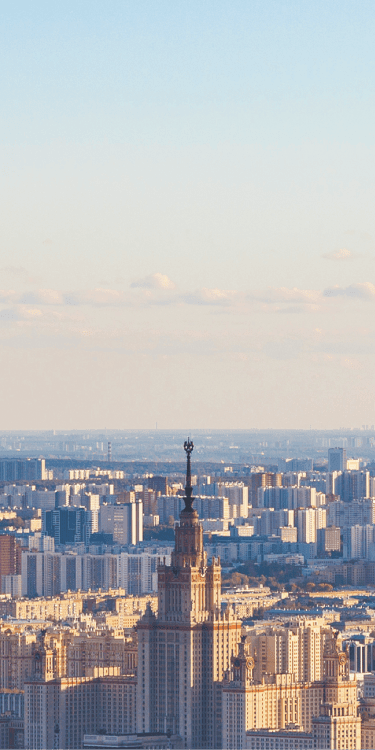 Вид с верхних этажей апарт-отеля AIST RESIDENCE