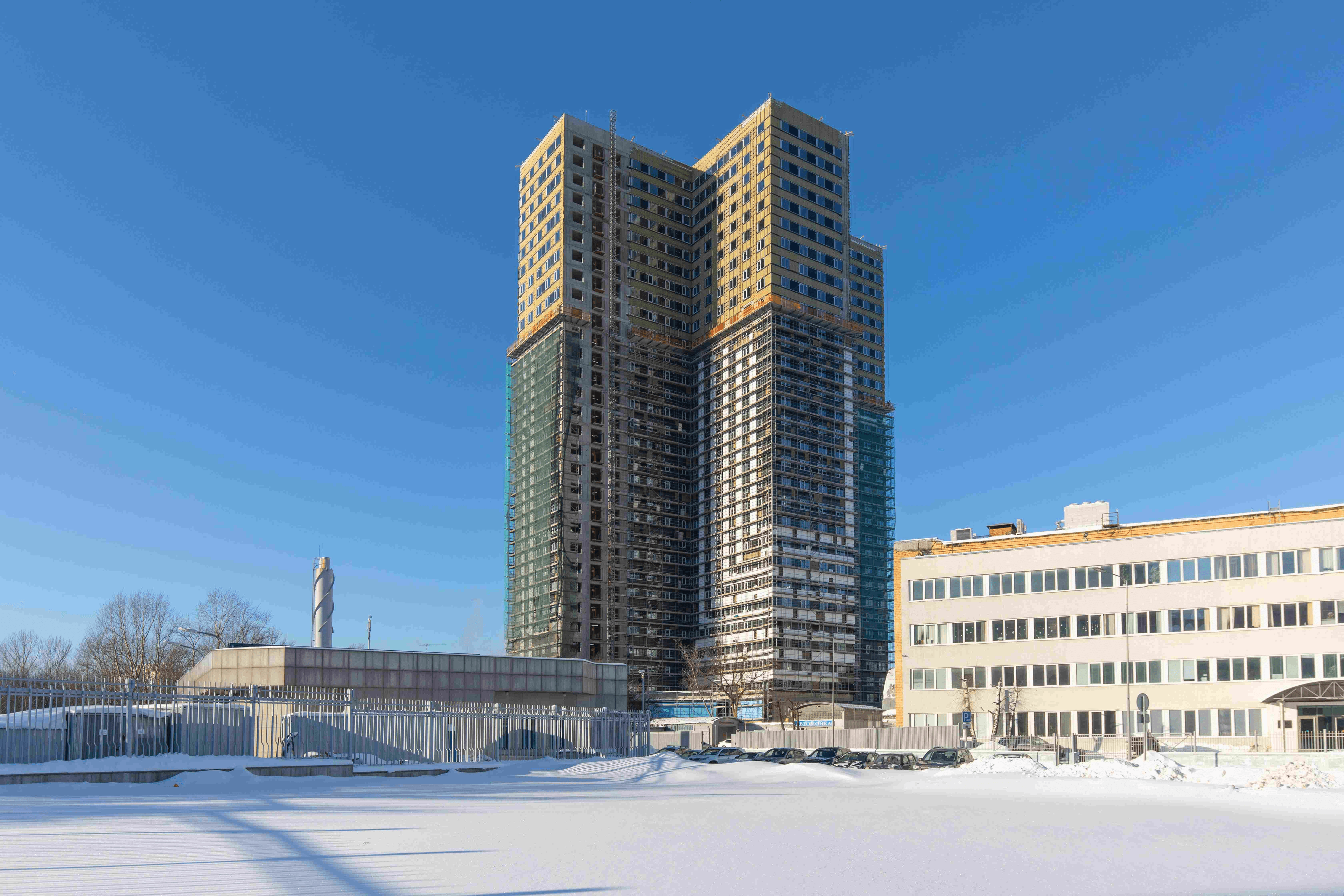 Динамика строительства AIST RESIDENCE в январе