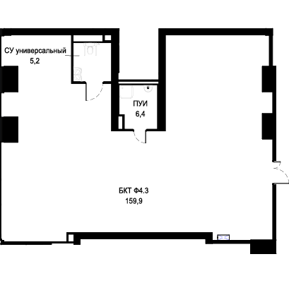 План помещения в AIST RESIDENCE